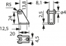 Bearing support for miniature cylinder