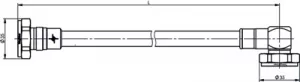 100009803 Telegärtner Assembled Coaxial Cables