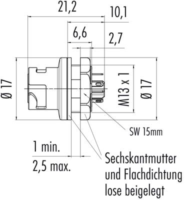 09 0762 000 05 binder Other Circular Connectors Image 2