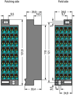 726-811 WAGO Interface Connectors, Bus Connectors Image 2