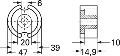 B65943A0000X022 EPCOS Ferrite cores Image 2