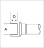 Soldering tip, SMD, (L x W) 3.22 x 3.22 mm, RCP-DL1