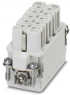 Socket contact insert, 15D, 10 pole, equipped, push-in, with PE contact, 1585362