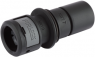 Straight hose fitting, polyamide, IP66/IP67/IP68/IP70, black, (L) 50.7 mm