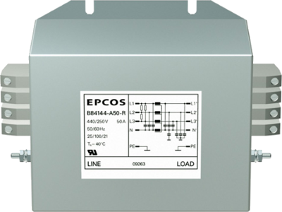 B84144A0180R000 EPCOS Interference suppression filter