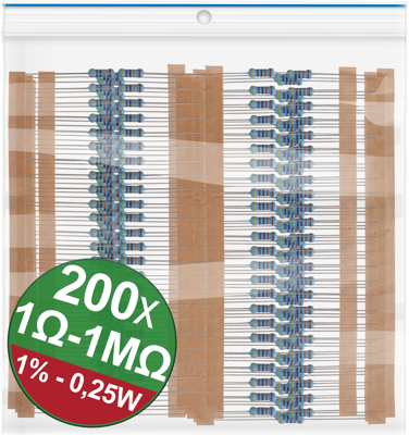 22P035 QUADRIOS Resistor Sortiments