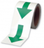 Photoluminescent tape, symbol: arrow, (L x W) 4.57 m x 50.8 mm, polyester, GLOW-IN-THE-DARK TAPE ARROW 50MMX4.5M