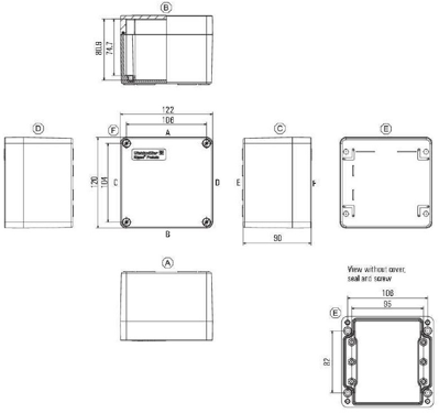 1306050000 Weidmüller General Purpose Enclosures Image 2