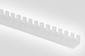 Edge protection profile, for panel thickness 8.1 to 9.7 mm, 13.2x6.8 mm, PE, natural