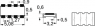 Resistor network, SMD 2012, 2.2 kΩ, 0.125 W, ±5 %, 4 resistors, YC324-JK-072K2L