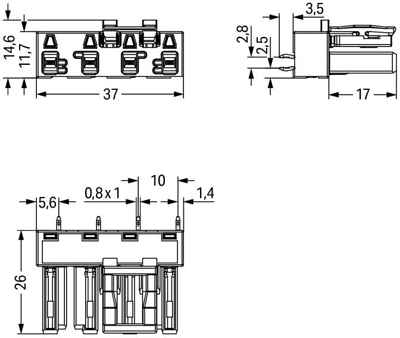 770-864/073-000 WAGO Device Connectors Image 2