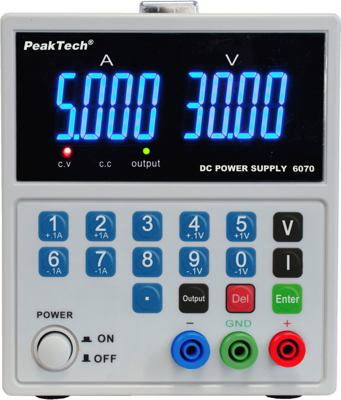 P 6070 PeakTech Bench Power Supplies and Loads Image 2