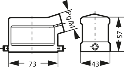 19300101541 Harting Housings for HDC Connectors Image 2