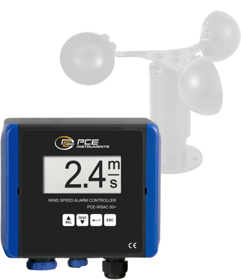 PCE-WSAC 50+ 24 PCE Instruments Anemometers, Gas and Pressure Measuring Instruments Image 1