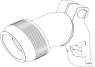 Housing for circular connector, CX5746-000