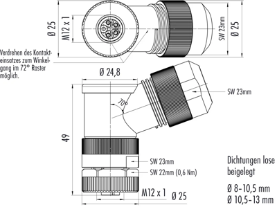 99 0700 370 05 binder Sensor-Actuator Connectors Image 2