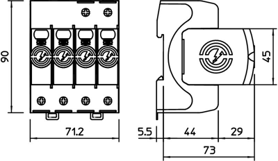 5093526 OBO Bettermann Overvoltage Protection Image 2