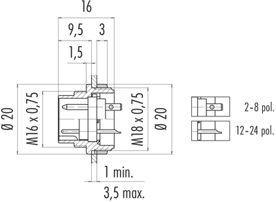 09 0053 00 14 binder Other Circular Connectors Image 2