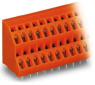 PCB terminal, 24 pole, pitch 5.08 mm, AWG 28-12, 21 A, cage clamp, orange, 736-324