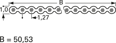 FBL 40P AWG28 IEC Ribbon Cables Image 2