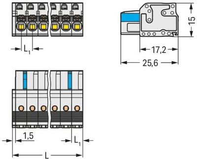 2721-110/026-000 WAGO PCB Connection Systems Image 2