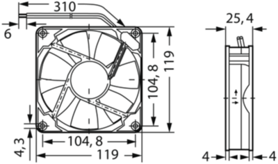 4412 FM ebm-papst Axial Fans Image 2