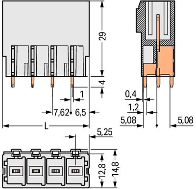 831-3608 WAGO PCB Connection Systems Image 4