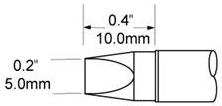 STV-CH50 METCAL Soldering tips, desoldering tips and hot air nozzles Image 3