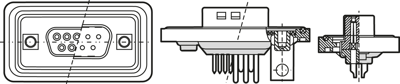 4STD09PAM99B30X CONEC D-Sub Connectors