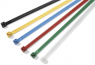 Cable tie outside serrated, releasable, polyamide, (L x W) 196 x 4.8 mm, bundle-Ø 2 to 50 mm, red, -40 to 85 °C