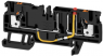 Fuse terminal block, 2 pole, 0.5-2.5 mm², 12 V, 10 A, 2466610000