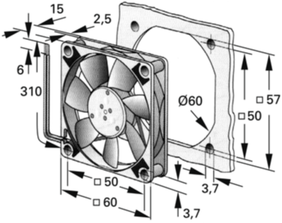 614 F ebm-papst Axial Fans Image 2