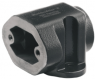 Bulkhead housing, size A4, die-cast aluminum, screw locking, IP66/IP68, 1083130000