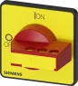 Operating toggle, insulating encapsulation, can be shut off in position 0 and 1, (W x H) 66 x 66 mm, red/yellow, for 3LD2, 3LD9283-4G