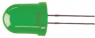 LED, THT, Ø 10 mm, green, 565 nm, 0.02 to 0.06 cd, 30°, L-813GD