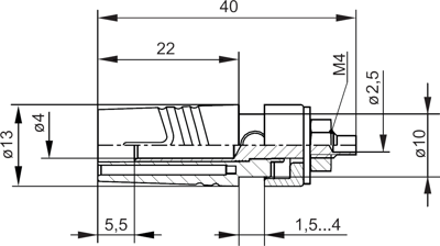 SAB 2640 LK AU BL Hirschmann Test & Measurement Laboratory Connectors Image 2