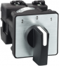 Changeover switch, Rotary actuator, 1 pole, 12 A, 690 V, (W x H x D) 45 x 45 x 77 mm, front mounting, K1B001ULH