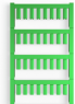 Polyamide cable maker, inscribable, (W x H) 12 x 4.6 mm, max. bundle Ø 3.7 mm, green, 1444310000