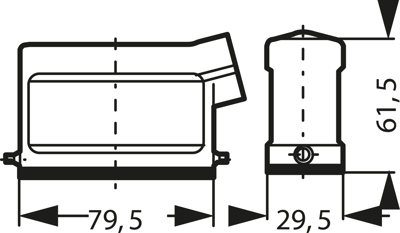 09200161541 Harting Housings for HDC Connectors Image 2