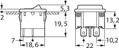 1805.7104 Marquardt Rocker Switches Image 2