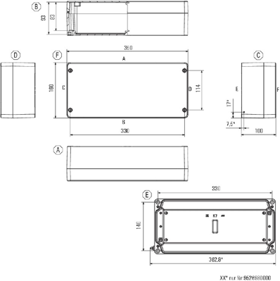 0342600000 Weidmüller General Purpose Enclosures Image 2