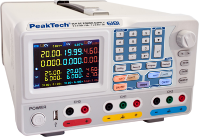 P 6181 PeakTech Bench Power Supplies and Loads Image 1