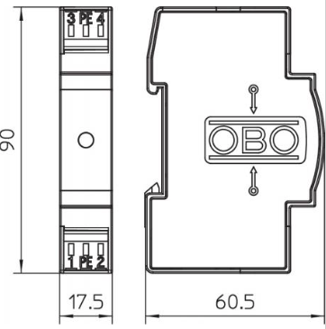 5097623 OBO Bettermann Overvoltage Protection Image 3