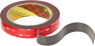 Double-sided adhesive tape, 19 x 1.1 mm, foil, dark gray, 3 m, 4611F/19/3