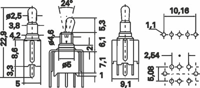 TL38Y005000 APEM Toggle Switches Image 2