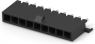 Pin header, 9 pole, pitch 3 mm, straight, black, 2-1445050-9