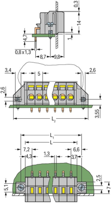 231-609/017-000 WAGO PCB Connection Systems Image 2