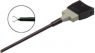 Clamp test probe, black, max. 4 mm, L 148 mm, CAT O, socket 4 mm, KLEPS 60 SW