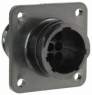 Socket housing, 9 pole, crimp connection, screw locking, straight, 206705-1