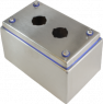 Stainless steel push button enclosure, (L x W x H) 126.49 x 115.06 x 201.676 mm, metal, IP69/IP69K, HYPB2SS